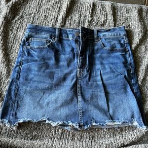Hi Rise jean mini skirt. American Eagle. Size 12